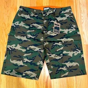 NEW!!! 2013 DGK Green Camo Shorts (Slim Fit).